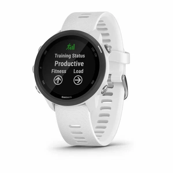 Orologio Cardio al polso GPS Running Outdoor GARMIN FORERUNNER 245 MUSIC Bianco