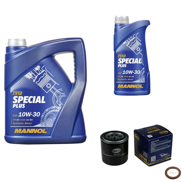 SCT Pacchetto Revisione Germania MANNOL Special Plus 10W-30 6L per Mazda Premacy