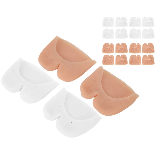5Pairs Toe Cap Cover WShaped SEBS Protecteur De Coussin Avant-pied Avec Trou Res