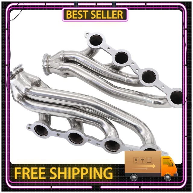 FIT 60-86 LS1 LS2 LS3 Chevy GMC C10 LS Turbo Truck Headers Conversion Swap Kit
