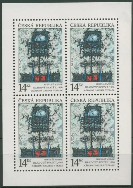 Tschechische Republik 1993 Europa CEPT Zeitgen. Kunst postfrisch 5 K (C90558)