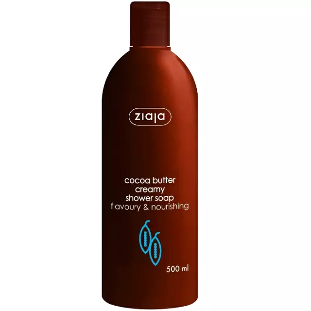 Gel douche crème au beurre de cacao, 500 ml, Ziaja