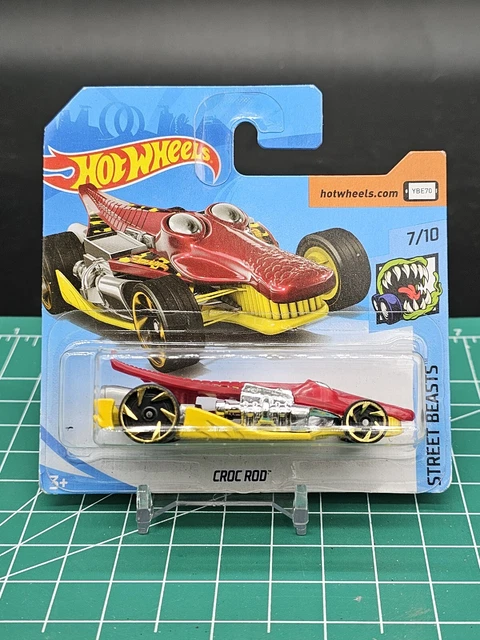2019 Hot Wheels SHORT CARD Croc Rod Street Beasts Series 7/10 FREE USA SHIPPING 2019 Hot Wheels SHORT CARD Croc Rod Street Beasts Series 7/10 FREE USA SHIPPING