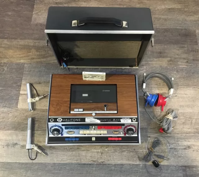 Qualitone  Acoustic  Appraiser Audiometer Hearing Buchanan Dynamic Germany
