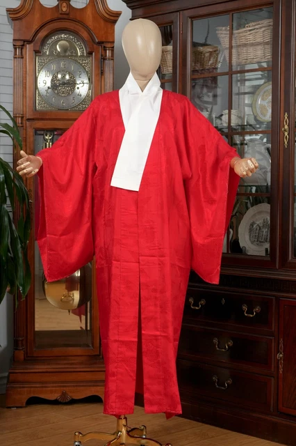 Dear Vanilla Japanese Juban Undergown Women's Kimono Genuine Vintage Mint