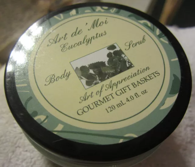 1 new Art de' Moi Eucalyptus Scented Exfoliating Body Scrub (4.0 fl. oz.)