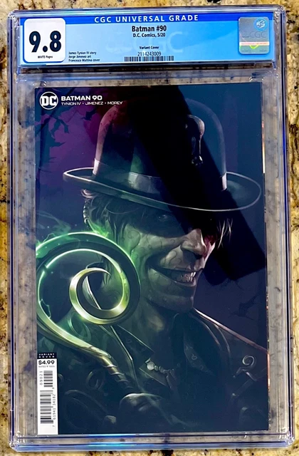 Batman #90 CGC 9.8 Francesco Mattina Variant ~ Riddler Cover NM/MT