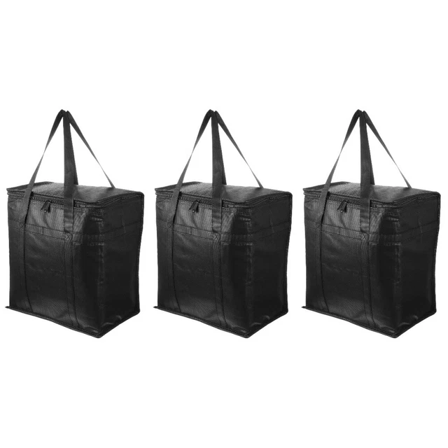 3 Count Bento Isotherme Conteneur De Sac À Main Fourre-tout Glacière