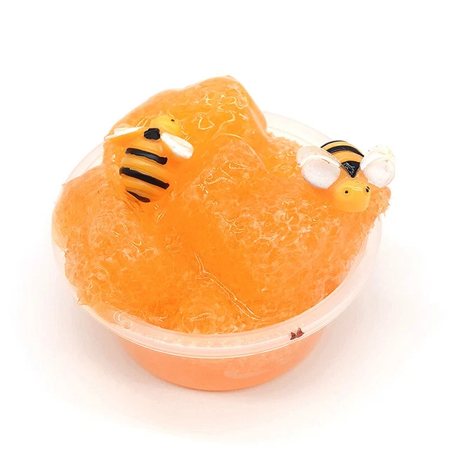 60ml Honeybee Mixing Cloud Slime Scented Stress Kids Clay Toy DIY  Supplies EI
