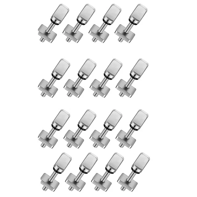 16 pz accessori vite pinna tavola da surf acciaio inox per paddleb longboard C8D4