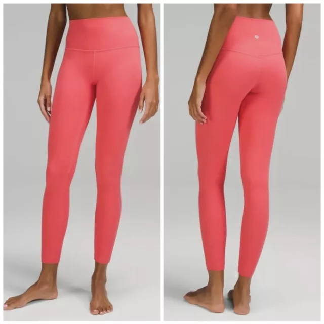 LULULEMON ALIGN HIGH-RISE Pant 28 Pale Raspberry Size 8 New With