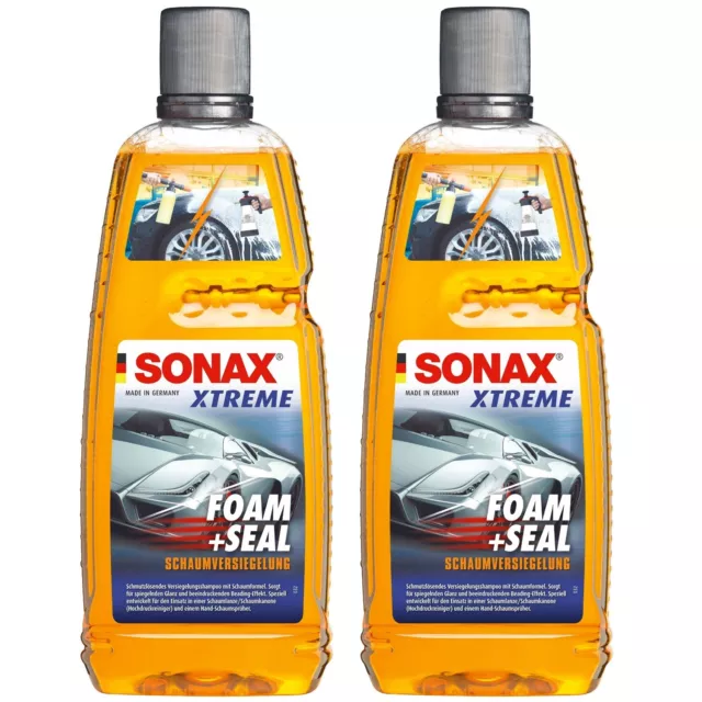 2x Kit Sonax Xtreme Espuma Sellar Wasch-Versiegelung Champú Sellador Pintura