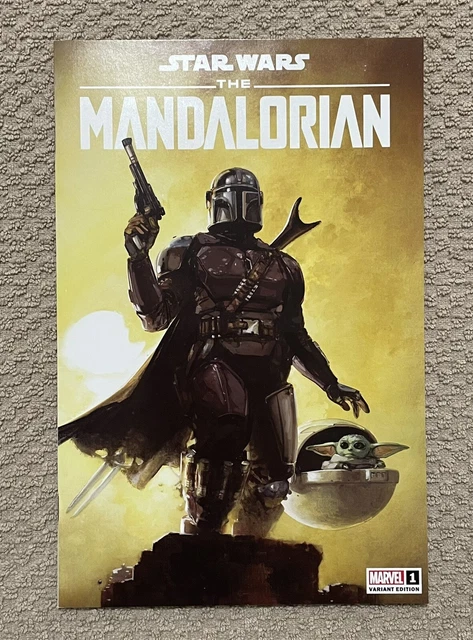 Star Wars The Mandalorian #1 Clayton Crain Variant Marvel Comics 2022 NM