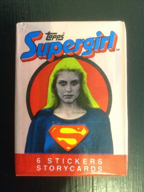 "Supergirl" Sticker Story Cards. Topps. 1984. REDUCED TO SELL!!!