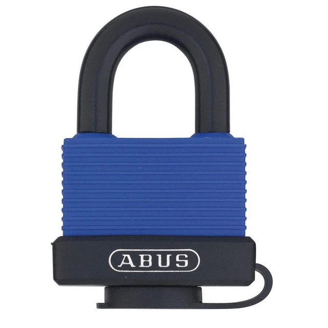 ABUS 70IB/45 KD Keyed Padlock, 25/32 in,Rectangle,Blue