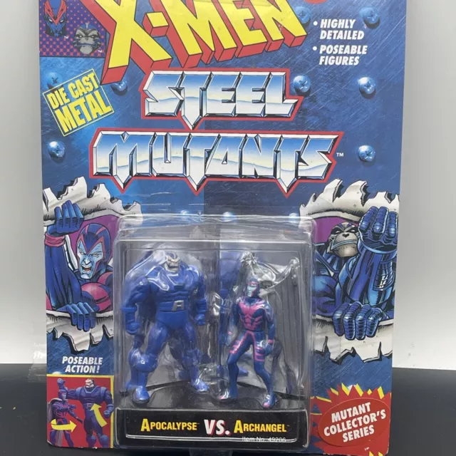 1994 Toy Biz Marvel Comic X-Men Steel Mutants  Apocalypse  VS Archangel  MOC