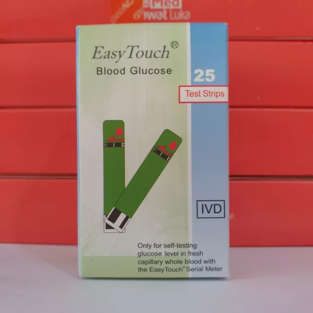 EasyTouch Easy Touch Glucose 25 Test Strips - EXP 2025