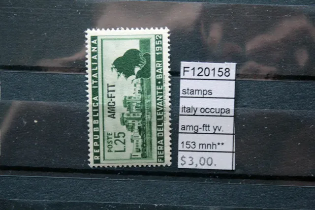 Stamps Italy Occupation Amg-Ftt Yvert N°153 Mnh** (F120158)