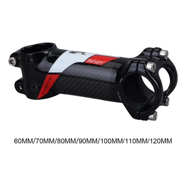 Bicycle Stem 31.8mm Handlebar Carbon Fiber Cycling Mountain Road Bike MTB
