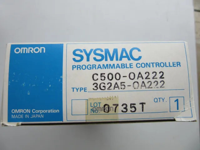 Omron C500-OA222 Output Unit 240VAC NEW!!! in Factory Box C500-0A222 Free Ship