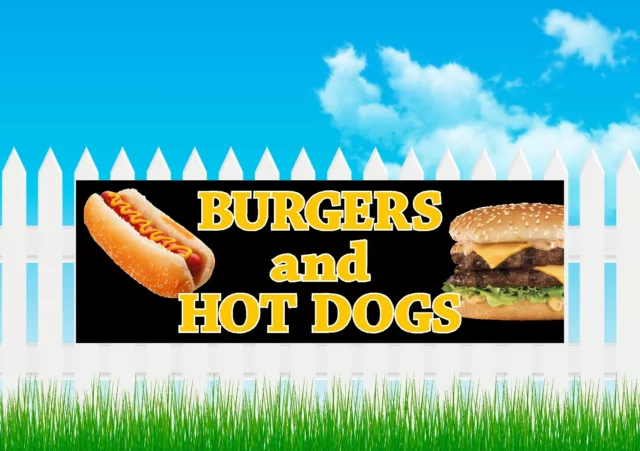 Burgers and hot dogs  PVC Printed Banner 0001