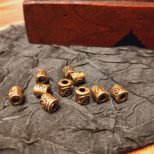10 Perlen Spacerperlen Zwischenperlen Antik Bronze Farbe Schmuckherstellung (15)