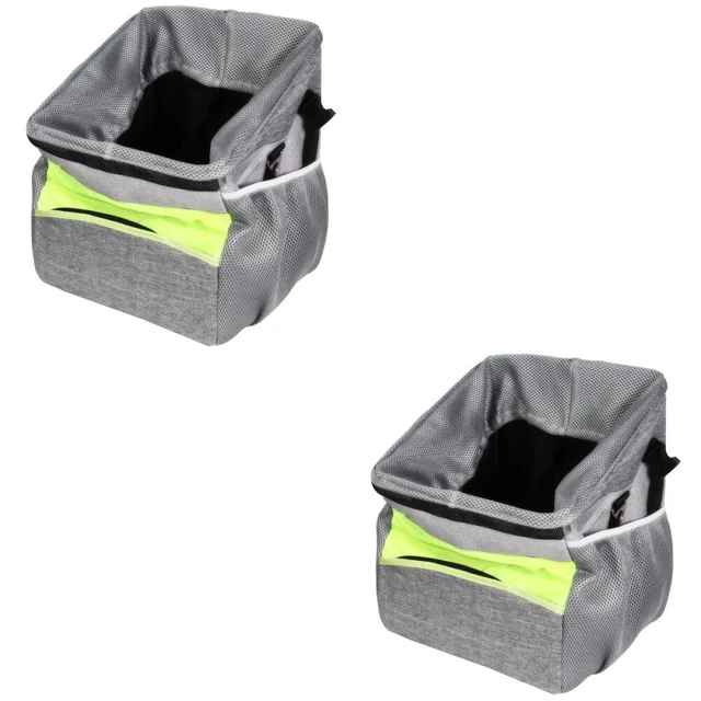 2 piezas Cesta de bicicleta para mascotas niñas Cesta de bicicleta Perro pequeño Bicicleta Cesta de gato Bicicleta Cesta