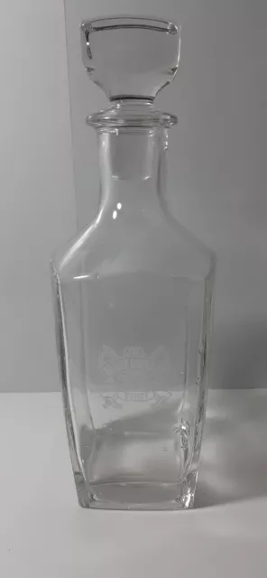 The Black Douglas DE LUXE 100% Scotch Whisky Clear Glass Decanter