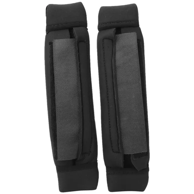 A Pair Of Black Kiteboard Kitesurfing Surf Board Foot Straps Replacement For ISP