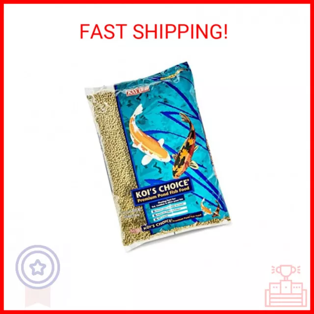 Kaytee Koi's Choice Koi Floating Fish Food, 10 Pound