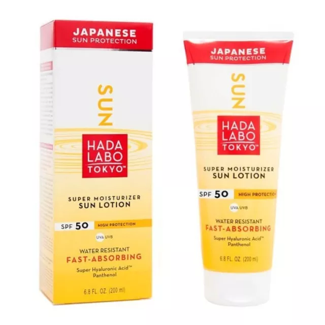 Hada Labo Tokyo lotion pour le corps protection solaire avec SPF 50 200 ml