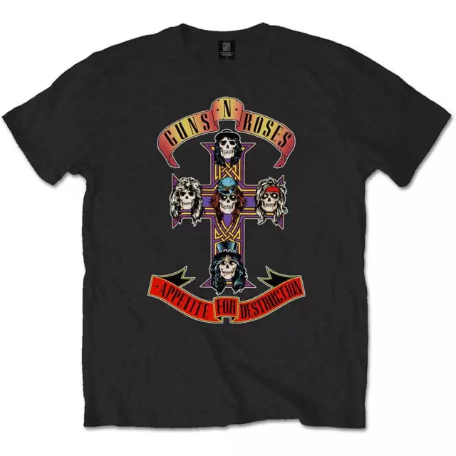 Guns N' Roses Appetite For Destruction Official Tee T-Shirt Mens Unisex