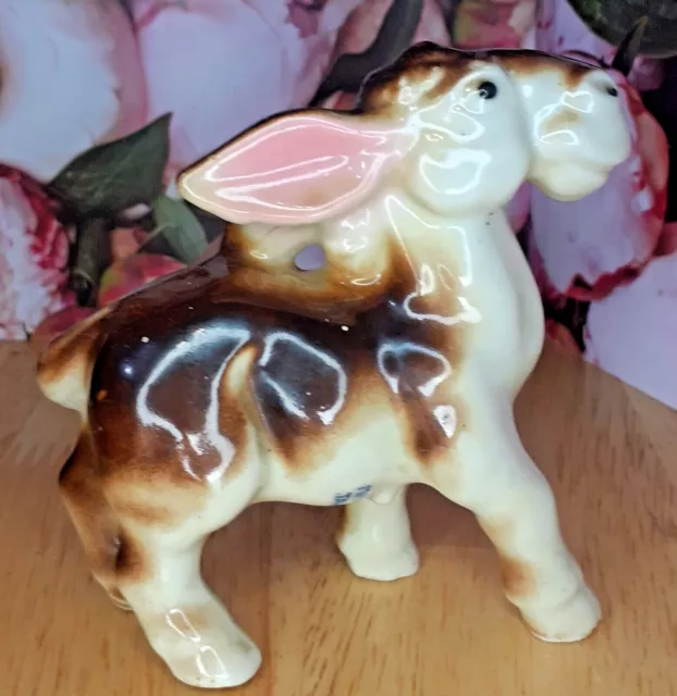 Vintage Ceramic Mule Donkey Made In Japan Figurine Collectible 4Inch Tall