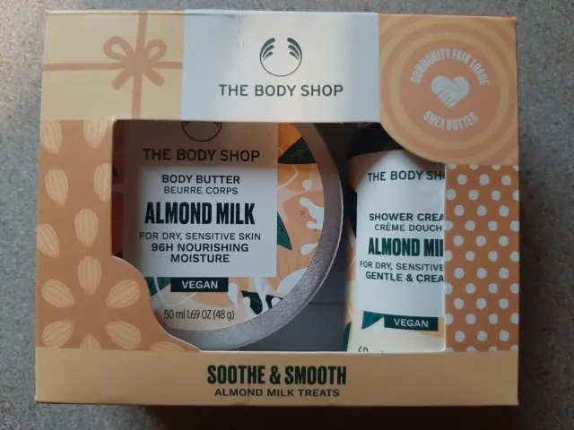 The Body Shop Soothe and Smooth Almond Milk Treats Shower Cream and Body Butter