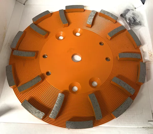 Edco 10" - 20 Segment Diamond Grinding Disc Orange #19170