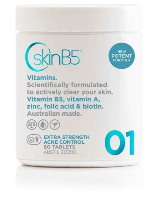 SkinB5 Extra Strength Acne Control | 60 Tablets