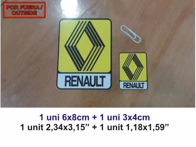 Sticker Adhesivo Pegatina Decal Vinyl Autocollant Aufkleber Adesivi  Renault