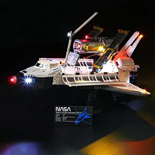 Led Lighting Kit for NASA Space Shuttle Discovery - Compatible with Lego 1028...