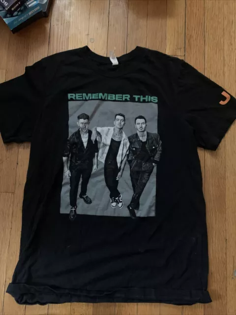 Jonas Brothers 2021 Remember This Tour Shirt  T Tee Canvas - Size Large