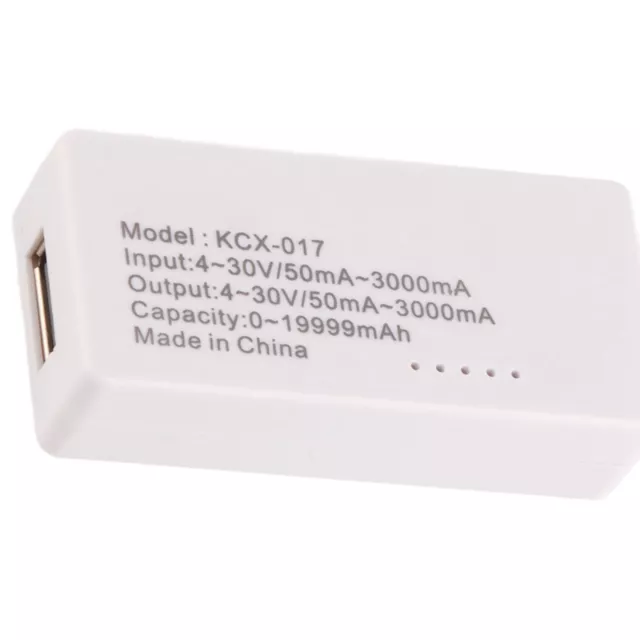 LCD Backlight Digital Display USB Ammeter Voltmeter Charging Capacity Power OBF