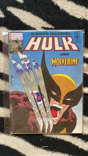 Incredible Hulk 340 vs Wolverine Foreign Key Brazil Edition Portuguese