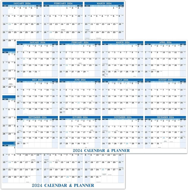 2024 DRY ERASE Calendar 2024 Yearly Wall Calendar, JAN 2024 DEC