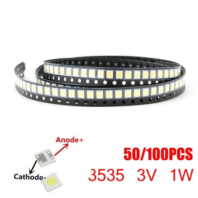 LED Chips 25mA Rückstrom 50/100 Stck. 5 V Rückspannung -40-+85°C