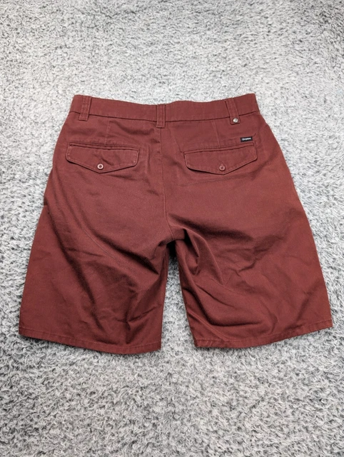 BRIXTON CARTER SLACK Canvas Chino Shorts Mens Size 34 Waist Khaki Green Casual 20.82 PicClick UK