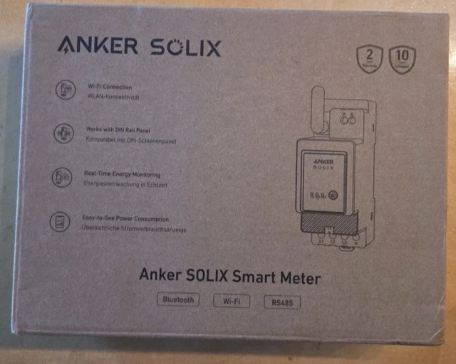 ANKER SOLIX SMART Meter 3 Phasen für Solarbank E1600 Pro/Plus EUR 53,99