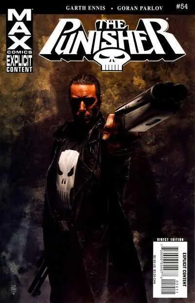 The Punisher #54 MAX, Garth Ennis Story, Near Mint 9.4, 1st Print, 2008