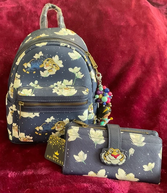 Loungefly Disney Starry Night Rajah Mini Backpack & Rare ❤️Logo Wallet Bnwt