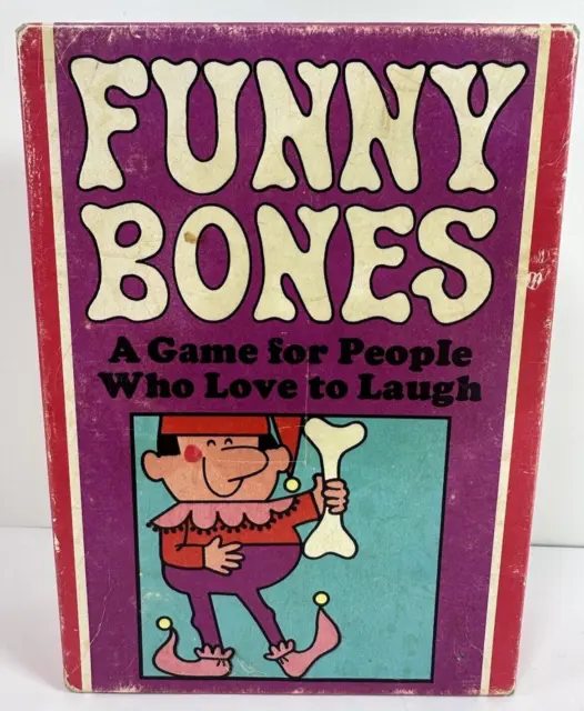 Vintage 1968 Funny Bones Card Game Parker Brothers Fun & Laughs Game Is Complete