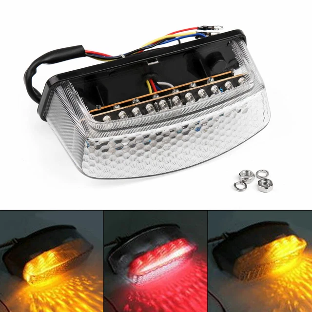 LED TailLight Turn Signals Clear for Ducati Monster 600/620/695/750/800/900/1000