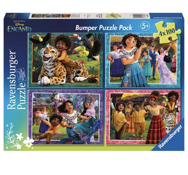 RAVENSBURGER DISNEY PIXAR BUZZ LIGHTYEAR Film 4 x 100 Piece Jigsaw